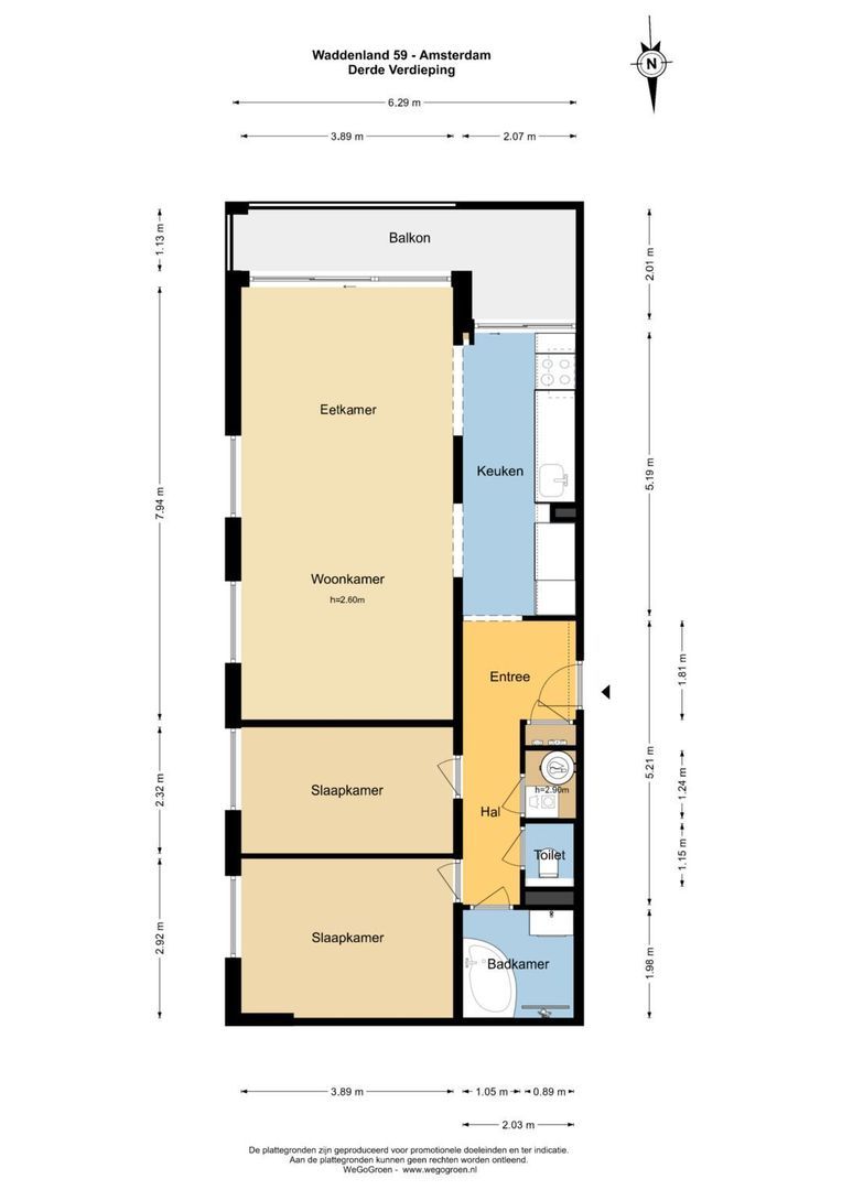 Waddenland 59, Duivendrecht plattegrond-3