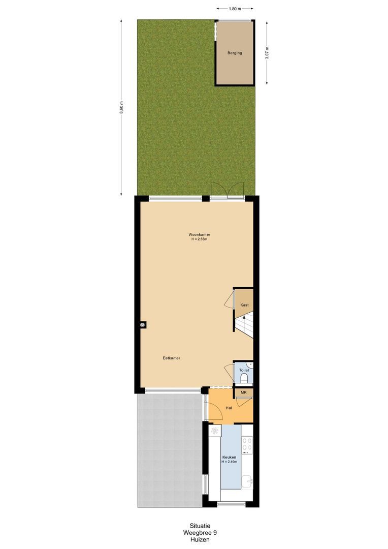Weegbree 9, Huizen plattegrond-1