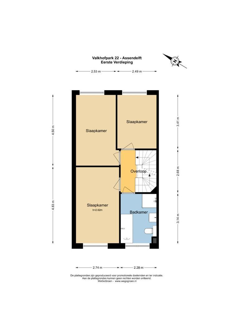 Valkhofpark 22, Assendelft plattegrond-3