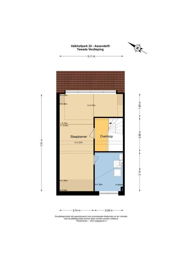 Valkhofpark 22, Assendelft plattegrond-9