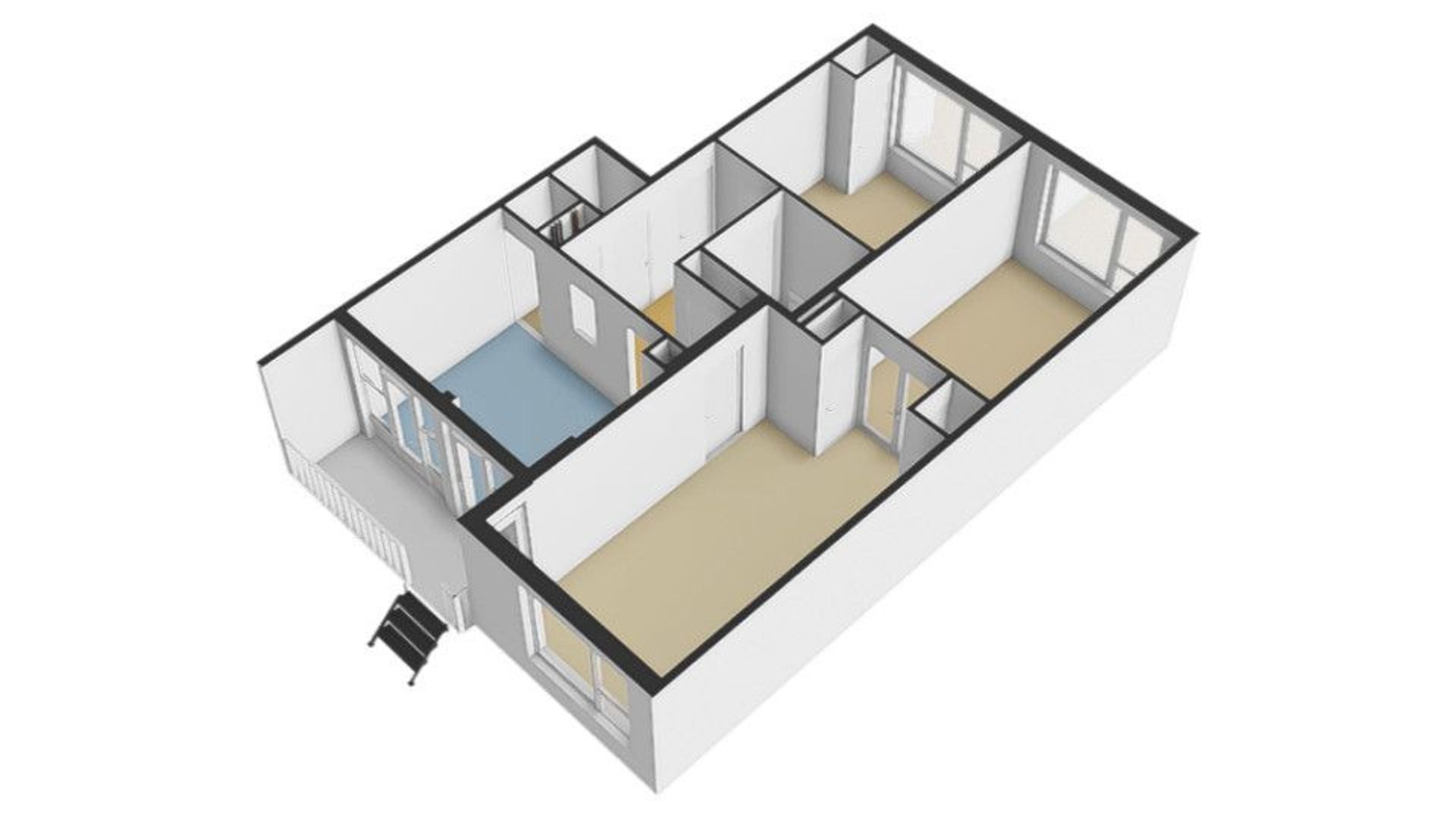 Avogadrostraat 4 H, Amsterdam plattegrond-1