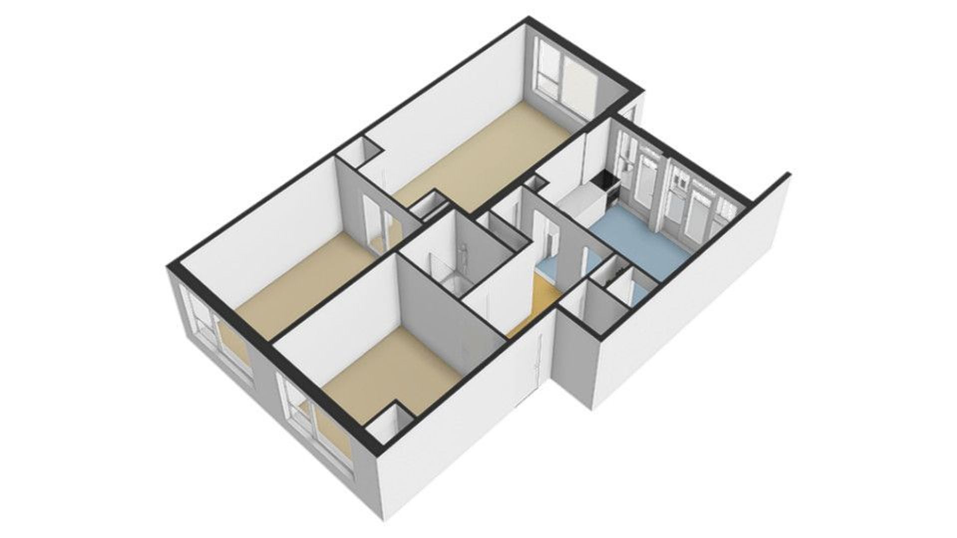 Avogadrostraat 4 H, Amsterdam plattegrond-2