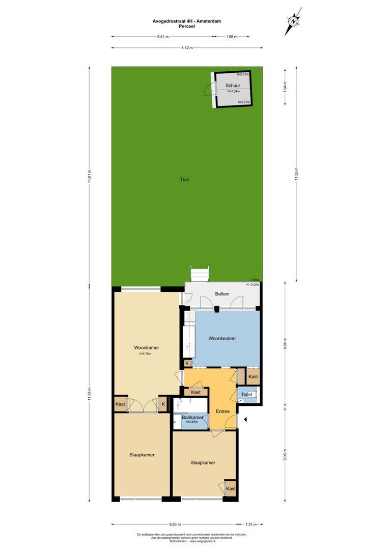 Avogadrostraat 4 H, Amsterdam plattegrond-6
