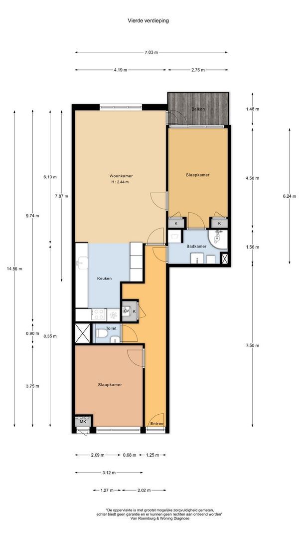 Staringstraat 9 D, Amsterdam plattegrond-1