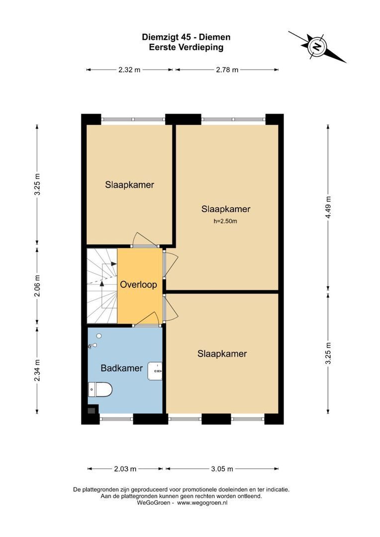 Diemzigt 45, Diemen plattegrond-7