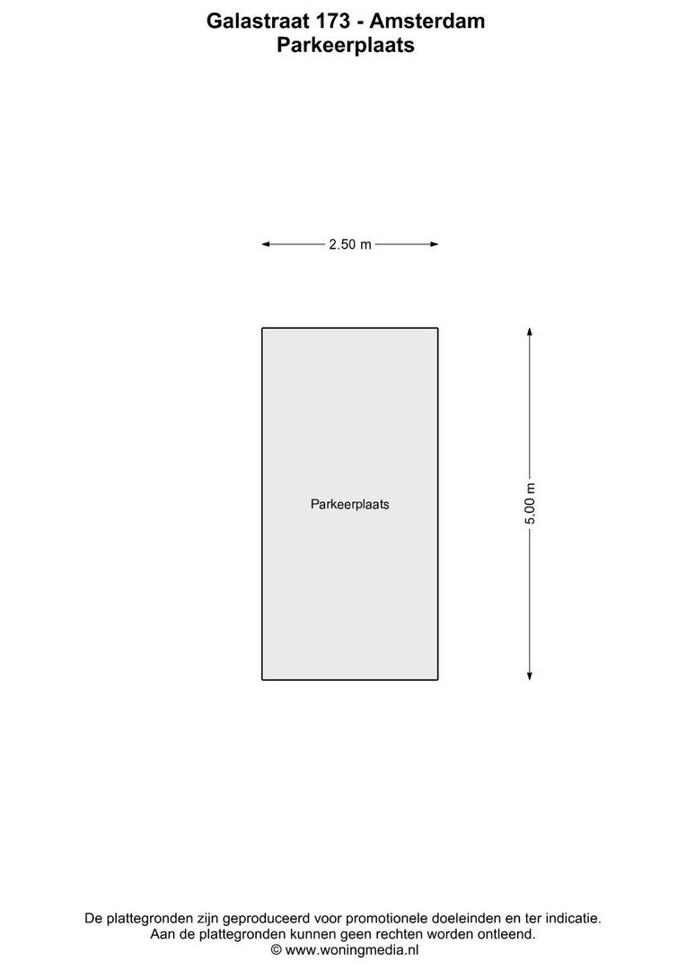 Galastraat 173, Amsterdam plattegrond-0