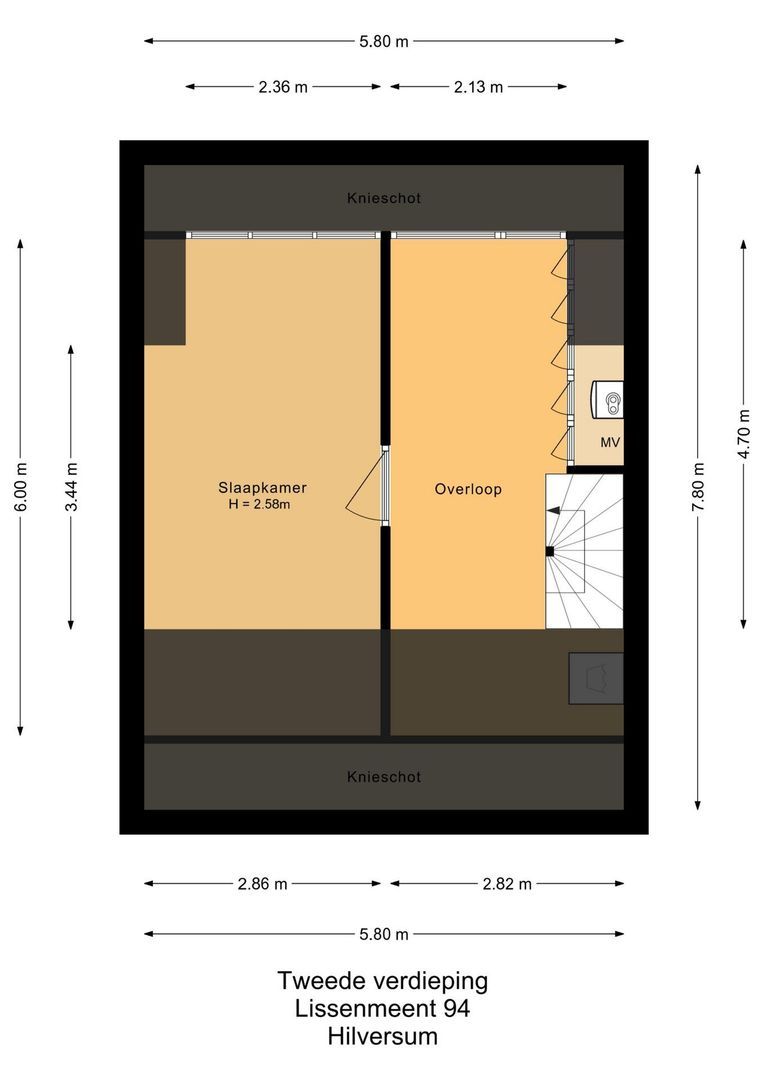 Lissenmeent 24, Hilversum plattegrond-3