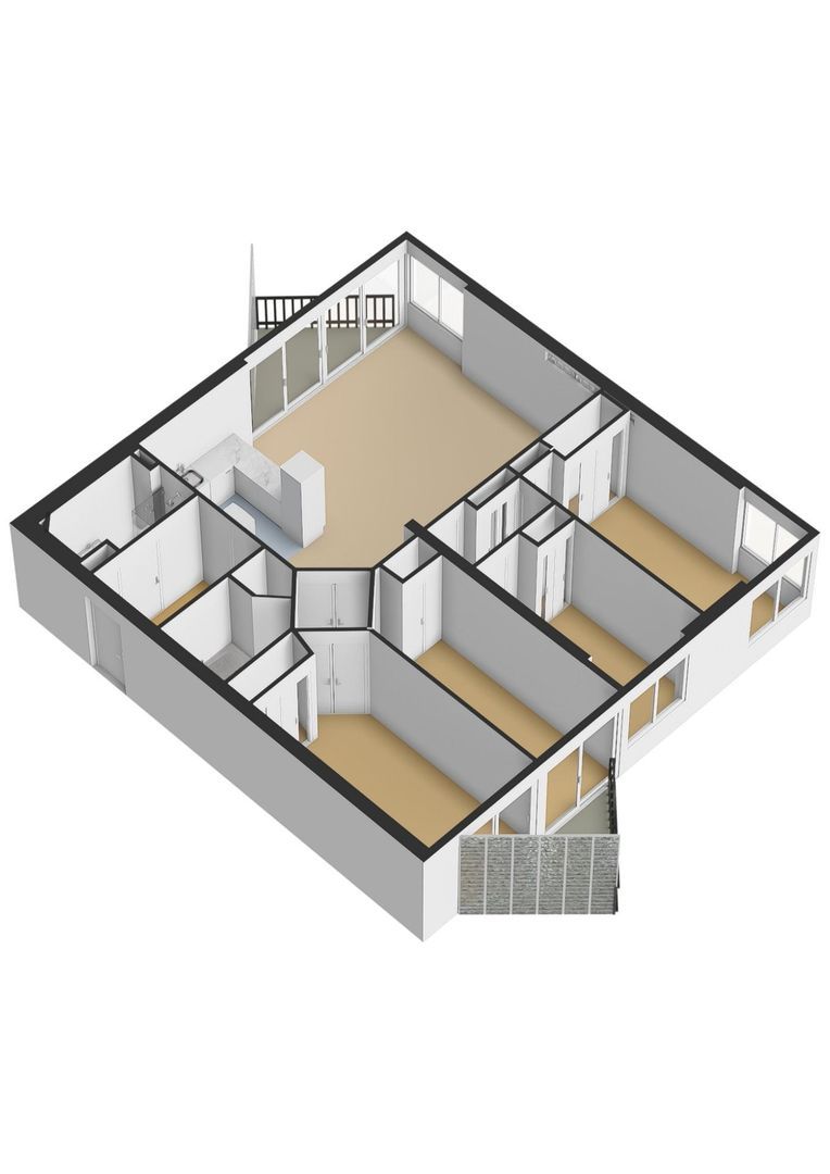 Groenhoven 436, Amsterdam plattegrond-1