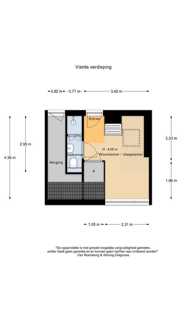 Rooseveltlaan 113 1, Amsterdam plattegrond-1