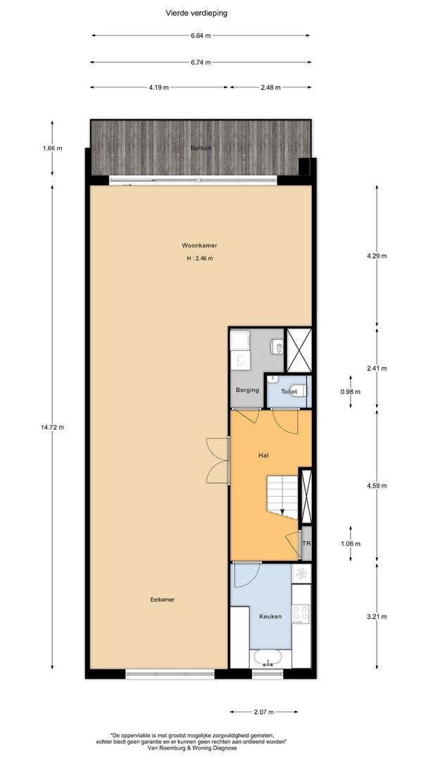 Stadhouderskade 19 C, Amsterdam plattegrond-0