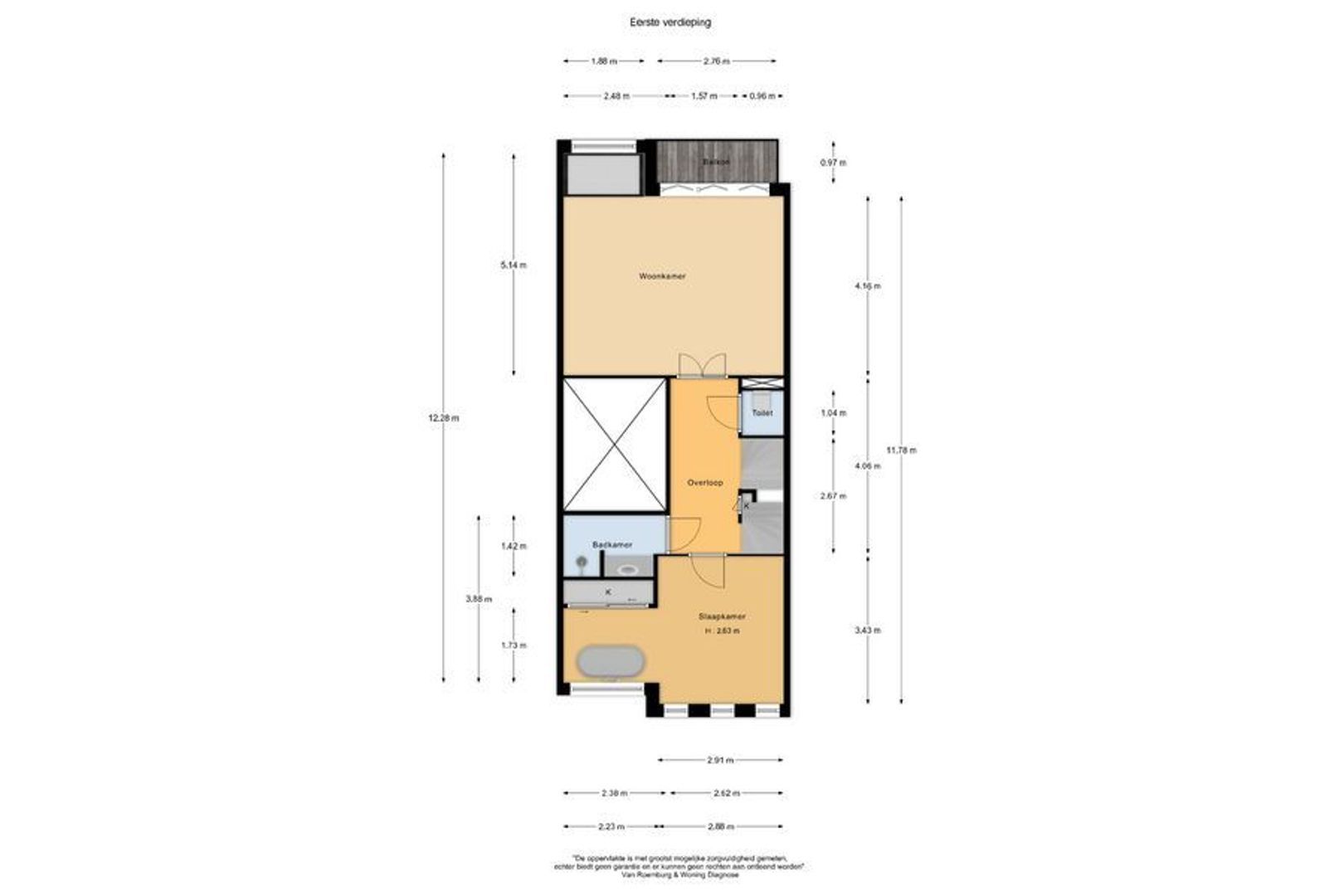 Klaprozenweg 45 D 1, Amsterdam plattegrond-2