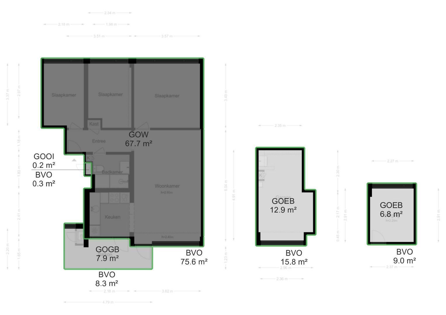 Julianaplantsoen 279, Diemen plattegrond-0
