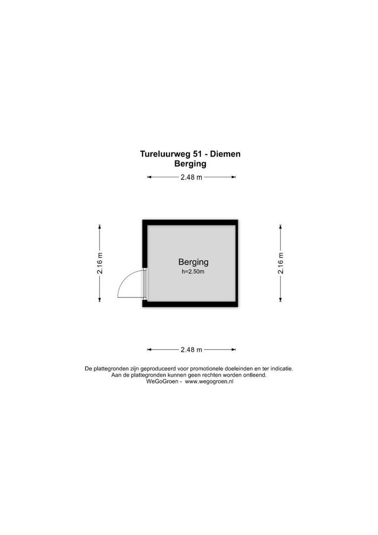 Tureluurweg 51, Diemen plattegrond-3