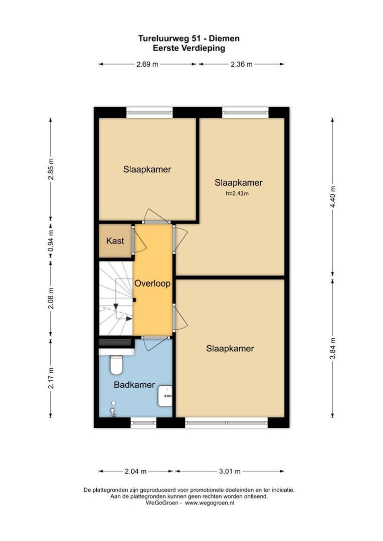 Tureluurweg 51, Diemen plattegrond-6