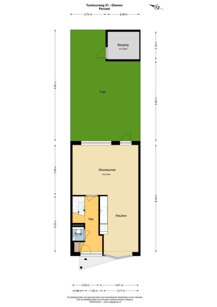 Tureluurweg 51, Diemen plattegrond-9