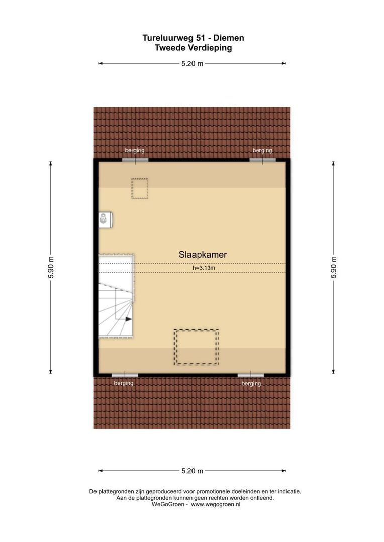 Tureluurweg 51, Diemen plattegrond-12