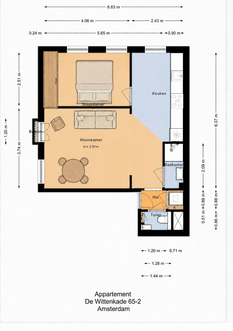 De Wittenkade 65 2, Amsterdam foto-20