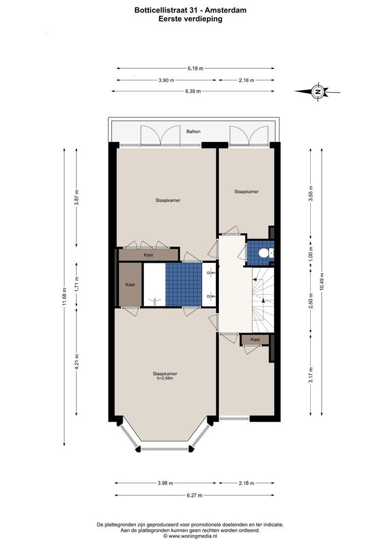 Botticellistraat 31, Amsterdam plattegrond-1