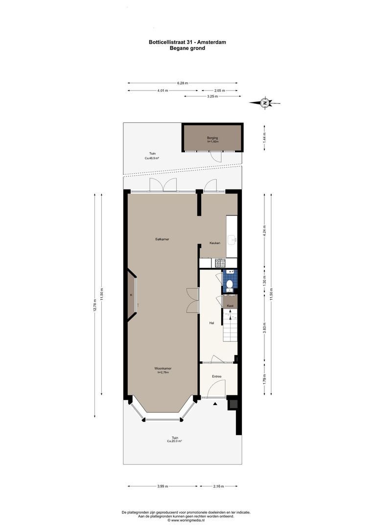 Botticellistraat 31, Amsterdam plattegrond-0