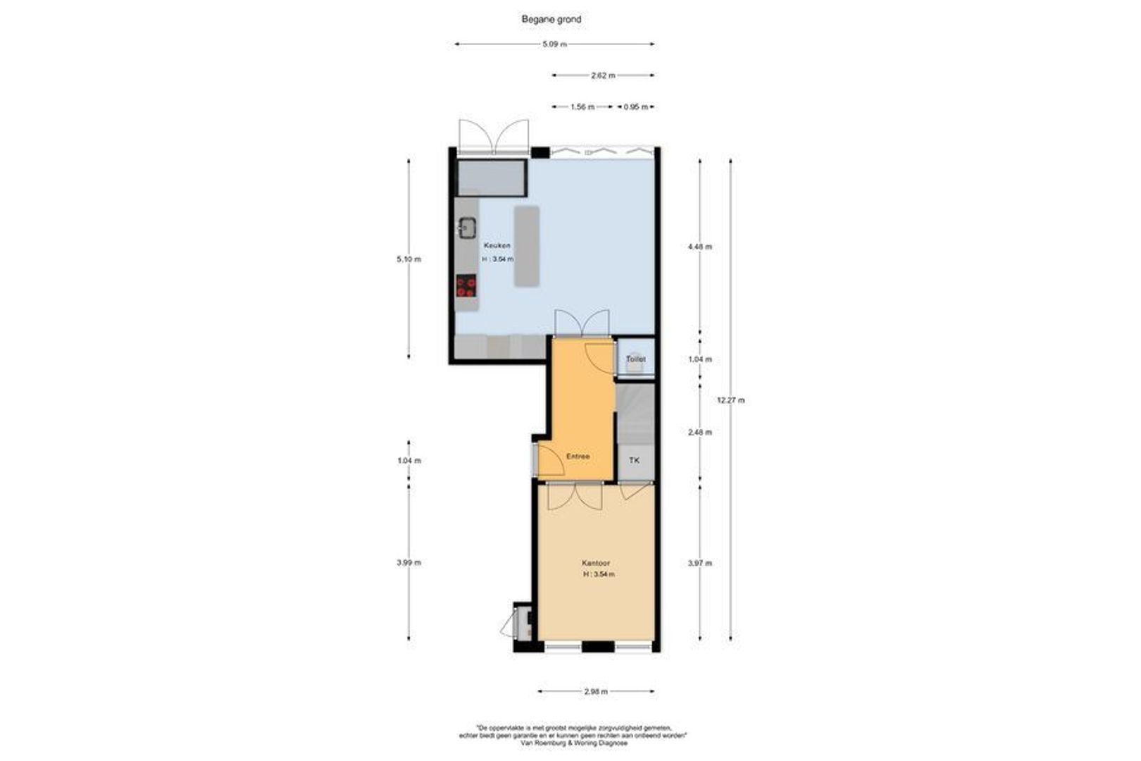Klaprozenweg 45 D 1, Amsterdam plattegrond-1