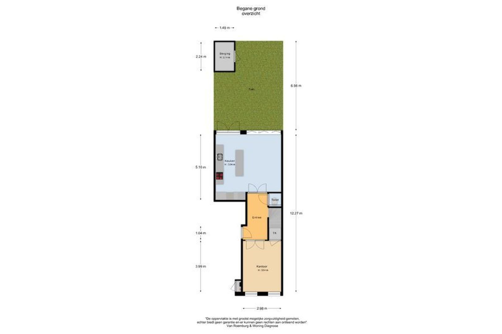 Klaprozenweg 45 D 1, Amsterdam plattegrond-0
