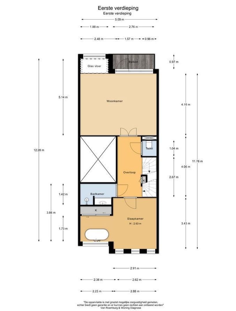 Klaprozenweg 45 D 1, Amsterdam plattegrond-2