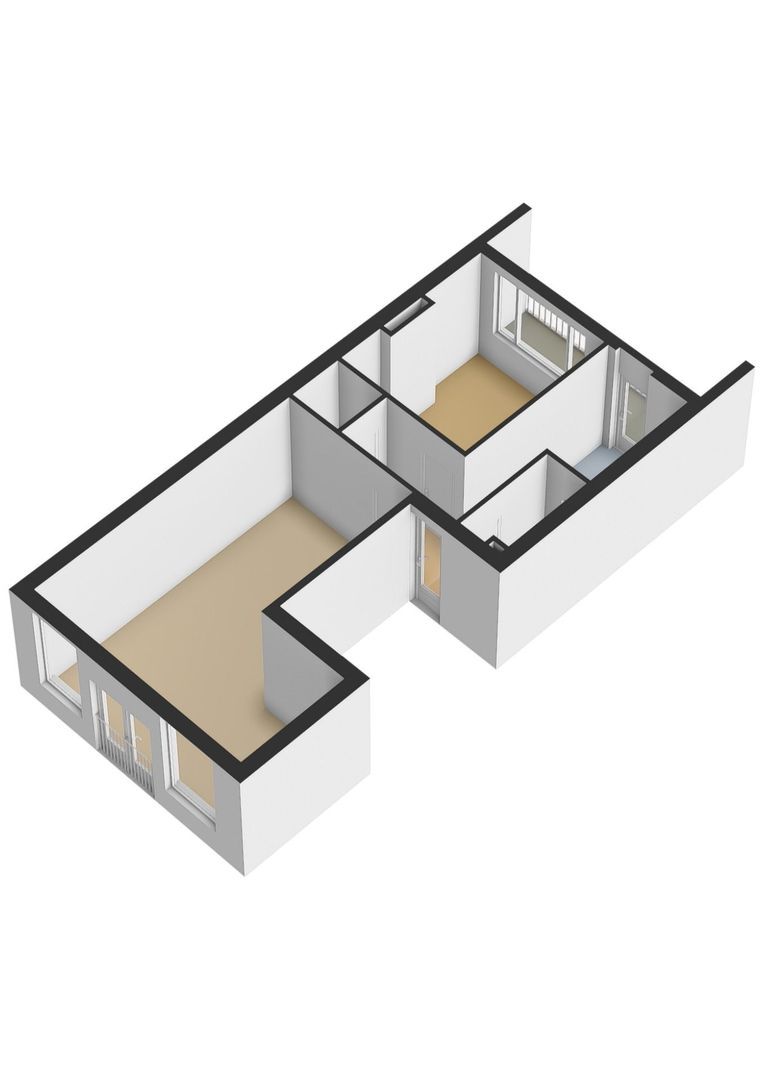 Bentinckstraat 48 1, Amsterdam plattegrond-1
