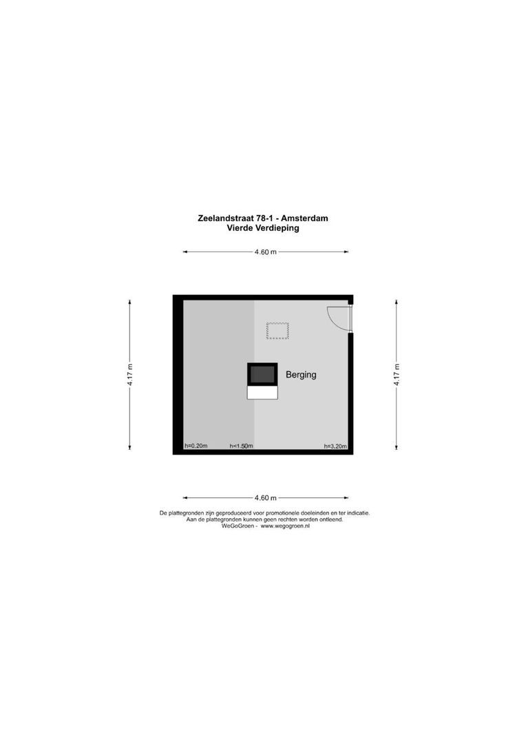Zeelandstraat 78 1, Amsterdam plattegrond-0