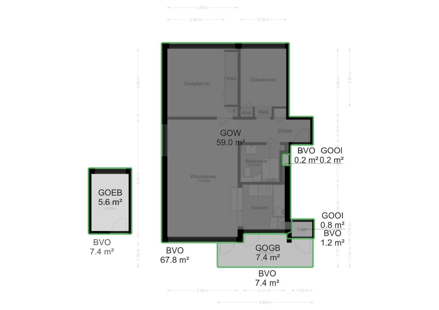 Julianaplantsoen 139, Diemen plattegrond-0