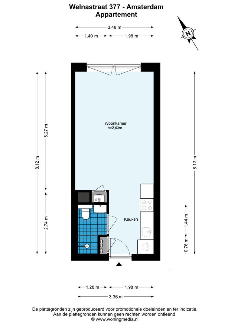 Welnastraat 377, Amsterdam plattegrond-0
