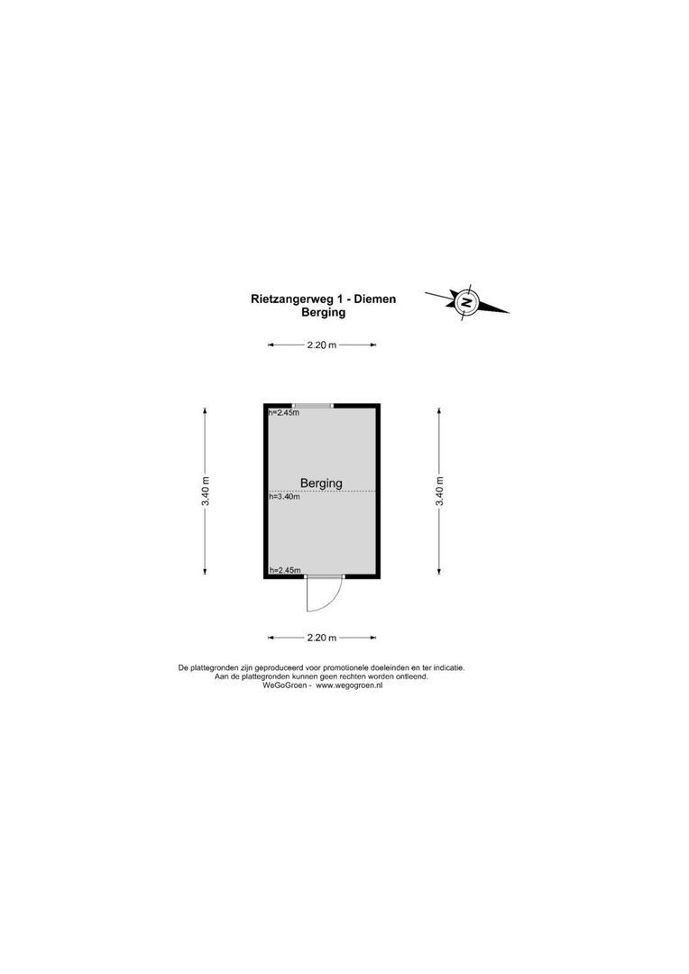 Rietzangerweg 1, Diemen plattegrond-4