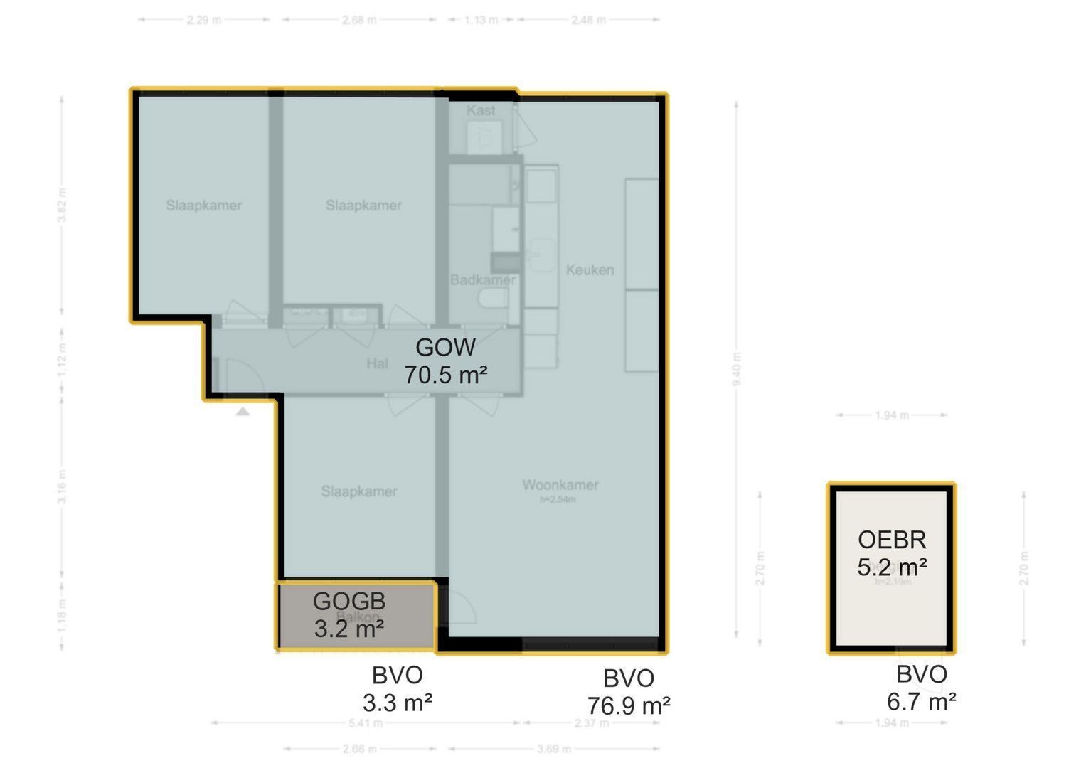 Jan Zijvertszstraat 3 1, Amsterdam plattegrond-2
