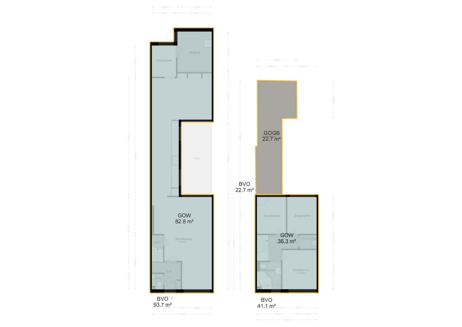 Dijlehof 12, Amsterdam plattegrond-2