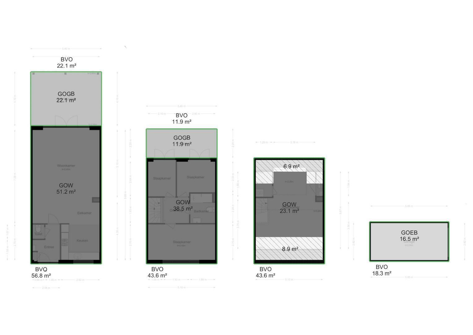 Stentorstraat 63 B, Amsterdam plattegrond-0
