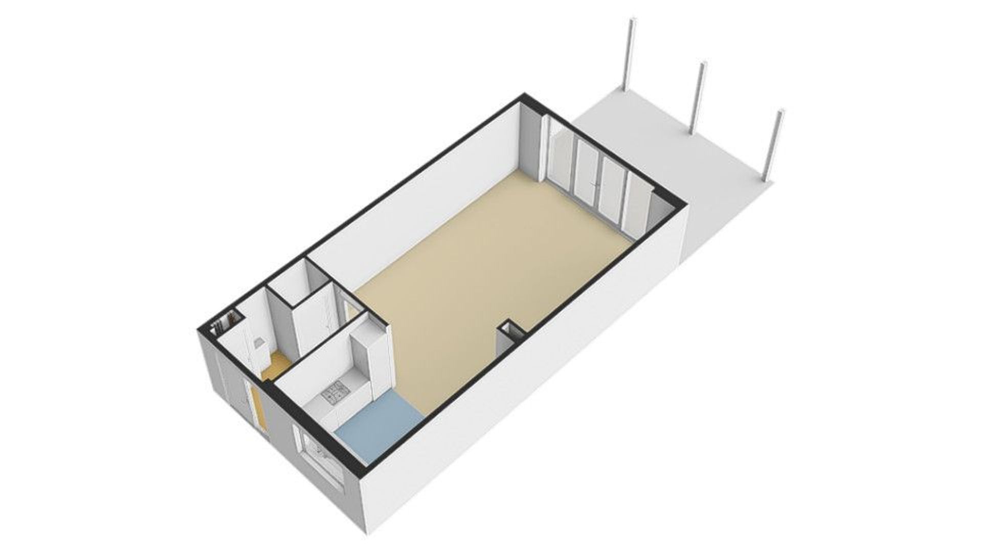 Stentorstraat 63 B, Amsterdam plattegrond-3