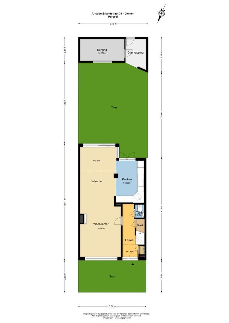 Aristide Briandstraat 34, Diemen plattegrond-1