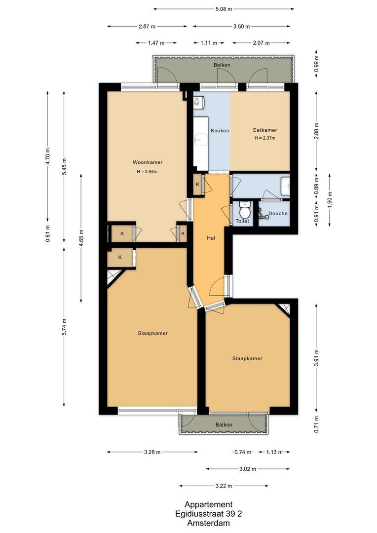 Egidiusstraat 39 2, Amsterdam plattegrond-0