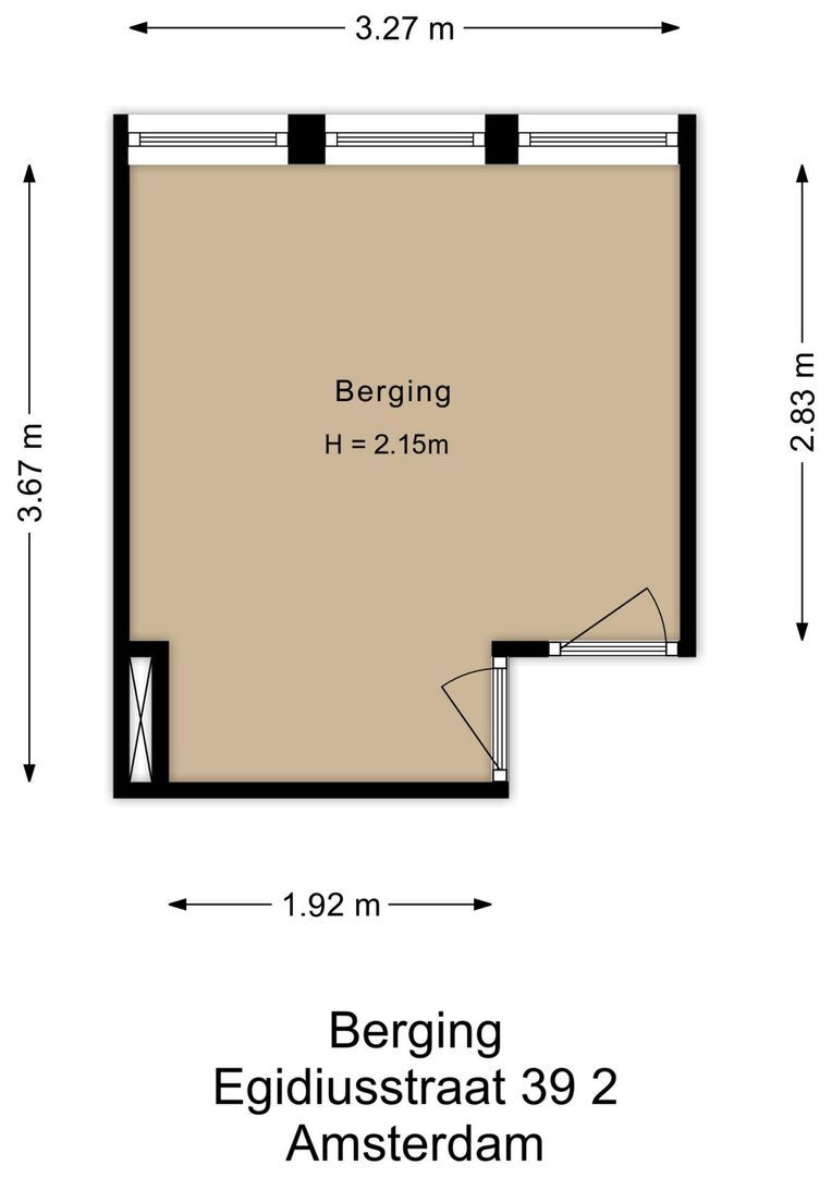Egidiusstraat 39 2, Amsterdam plattegrond-1