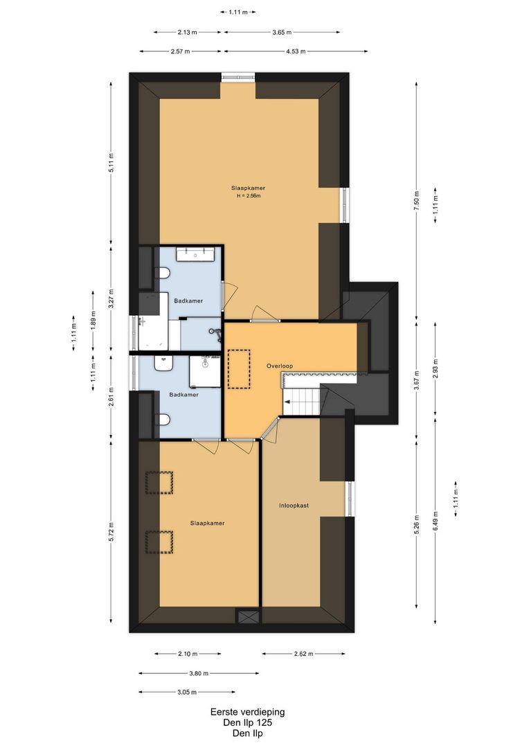 Den Ilp 125, Den Ilp plattegrond-2