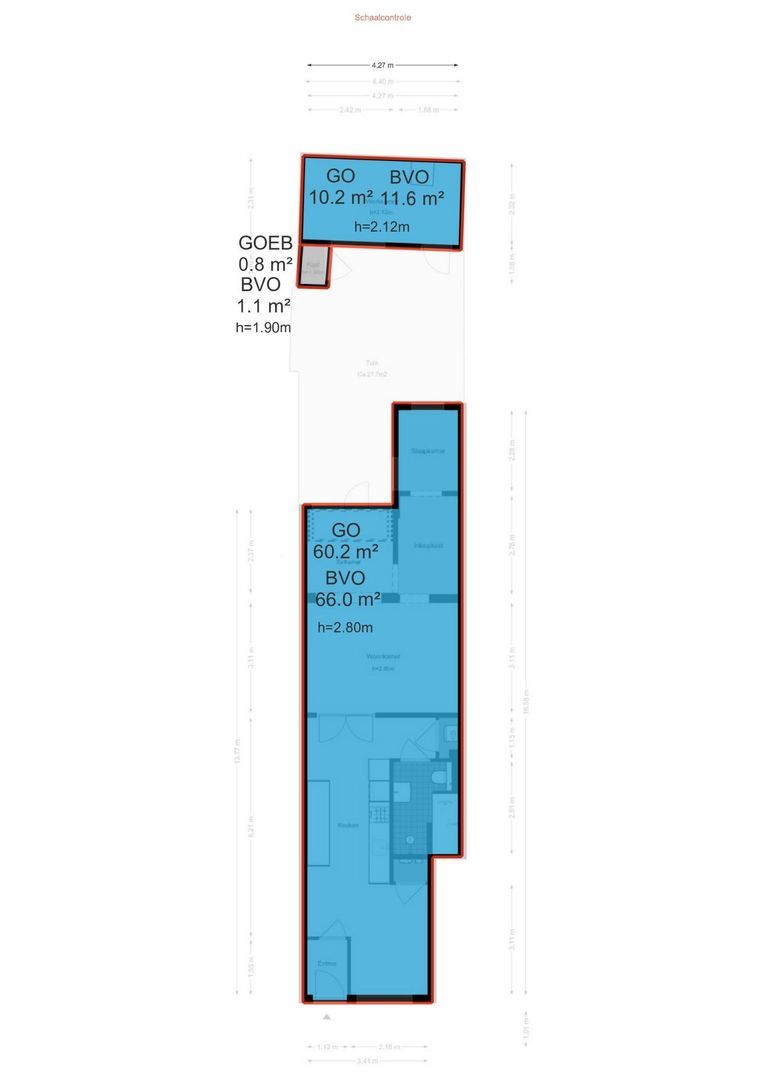 Van Ostadestraat 76 H, Amsterdam plattegrond-3