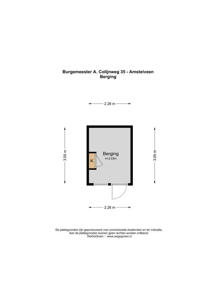 Burgemeester A. Colijnweg 35, Amstelveen plattegrond-5