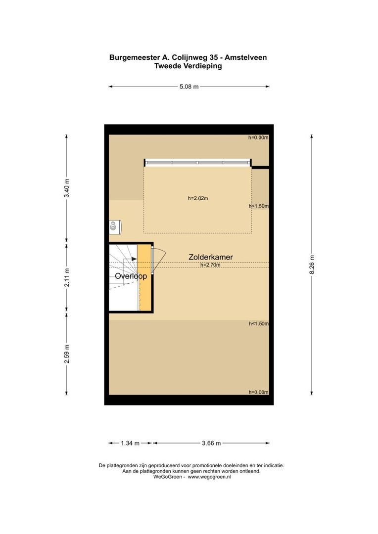 Burgemeester A. Colijnweg 35, Amstelveen plattegrond-14