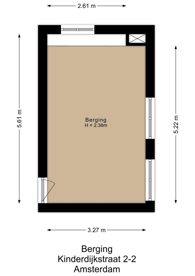 Kinderdijkstraat 2 2, Amsterdam plattegrond-2