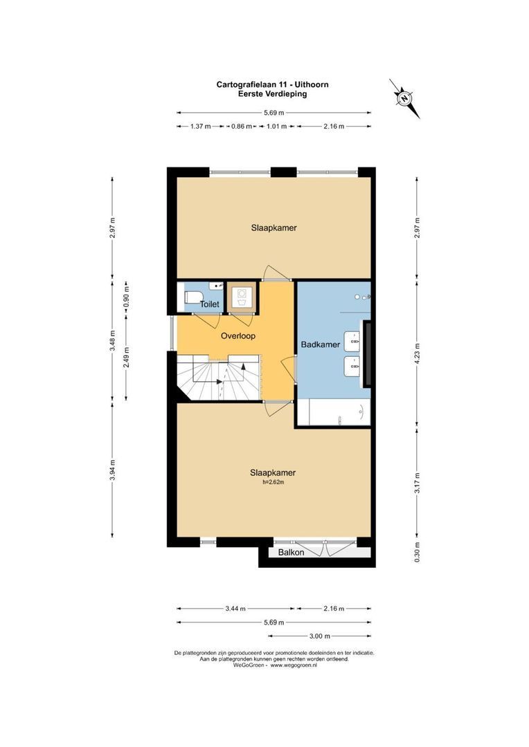 Cartografielaan 11, Uithoorn plattegrond-4