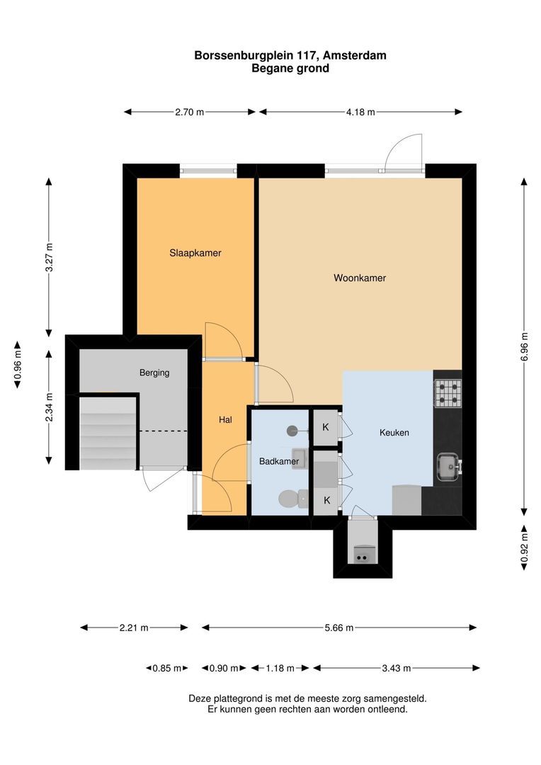 Borssenburgplein 117, Amsterdam plattegrond-0