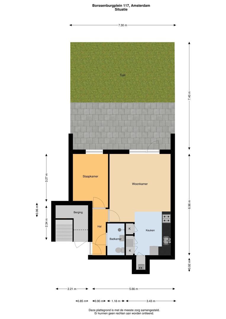 Borssenburgplein 117, Amsterdam plattegrond-1