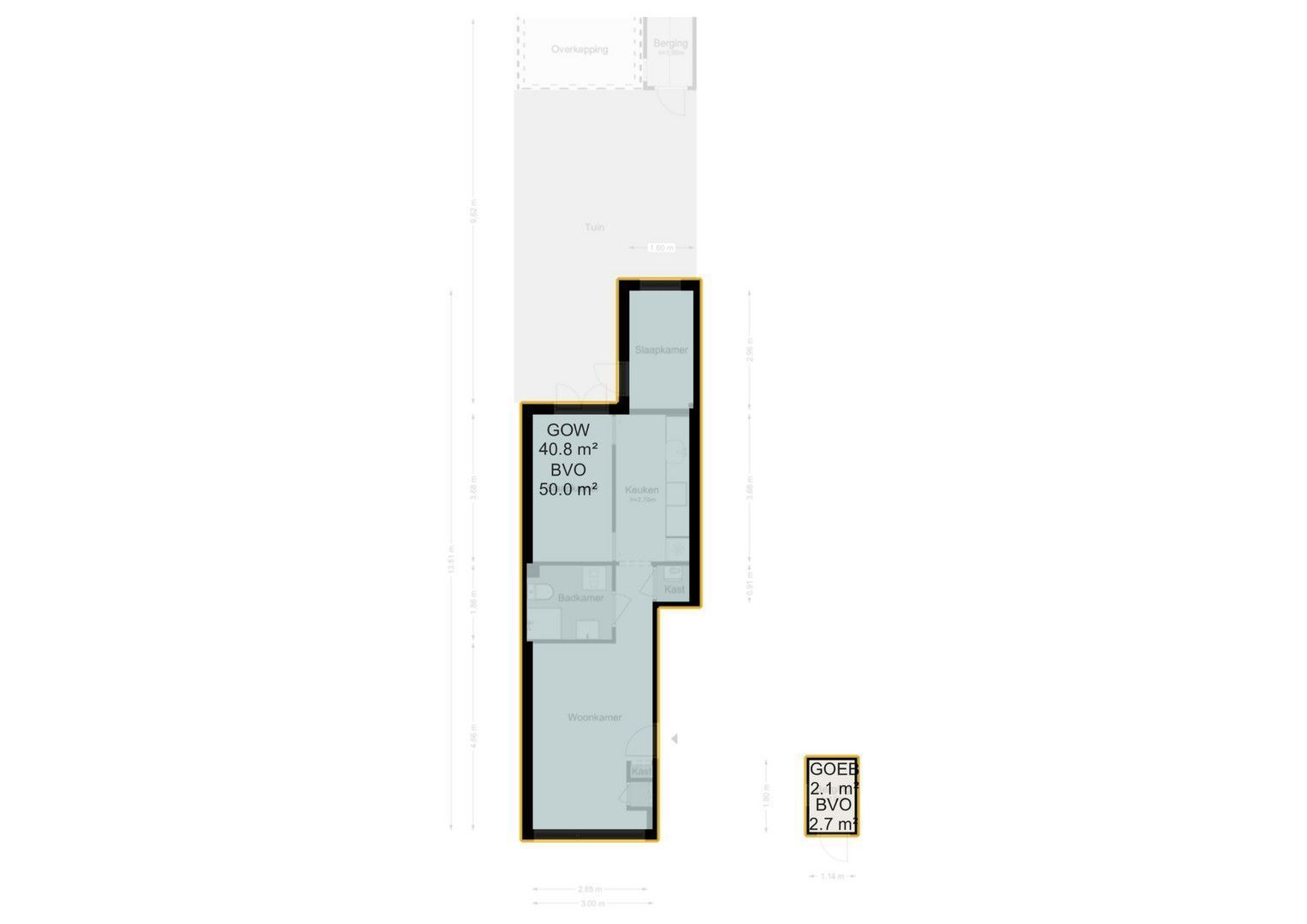 Groen van Prinstererstraat 33 H, Amsterdam plattegrond-3