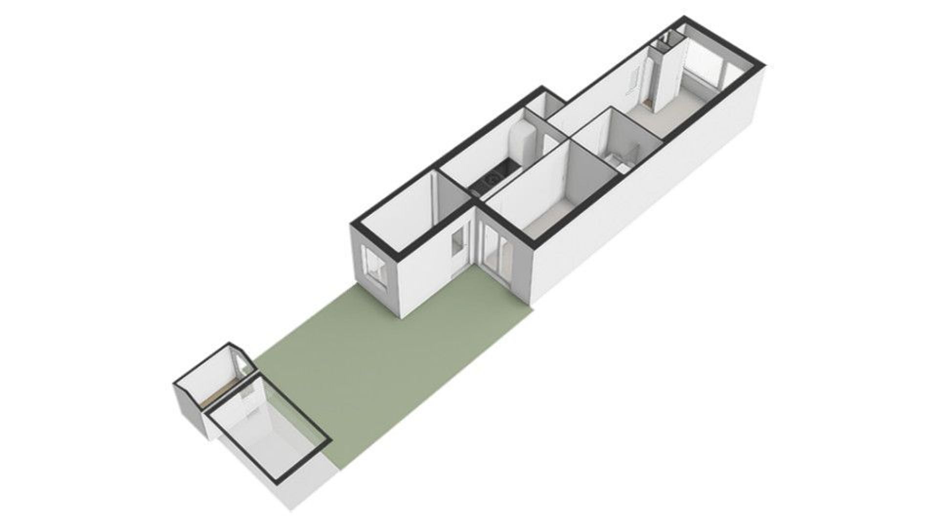 Groen van Prinstererstraat 33 H, Amsterdam plattegrond-1