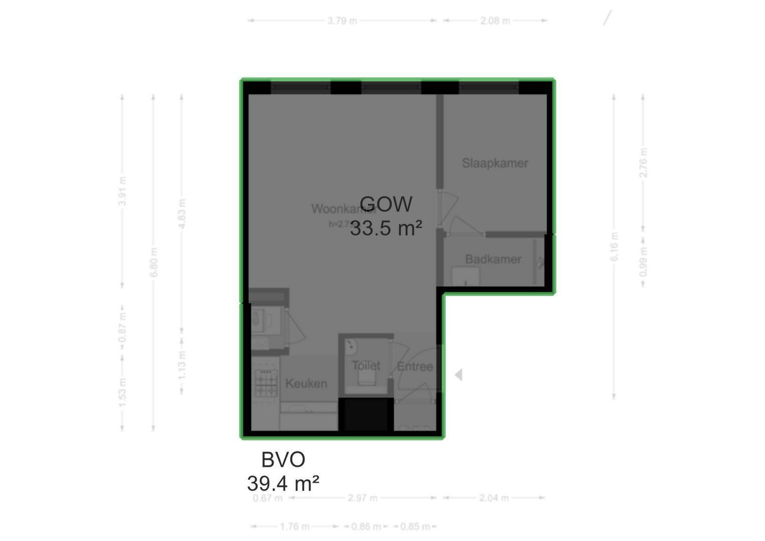 Wijttenbachstraat 48 F, Amsterdam plattegrond-0