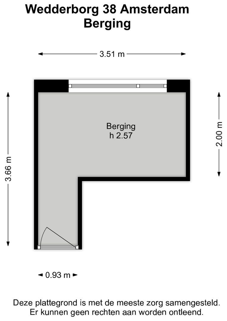 Wedderborg 38, Amsterdam plattegrond-1